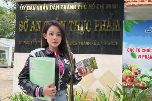Ngân 98 mang hồ sơ về viên uống giảm cân lên Sở An toàn Thực phẩm TPHCM