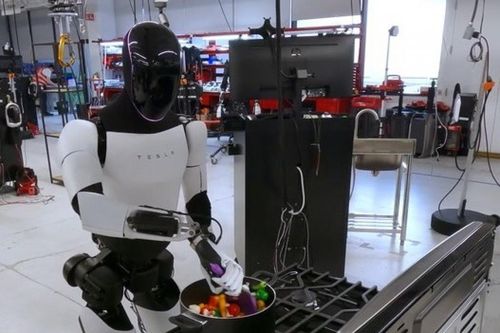 Video robot hình người của Tesla 'trổ tài' nội trợ