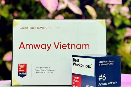 Amway đứng Top 6 'Nơi làm việc xuất sắc hàng đầu Việt Nam 2025'