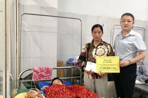 Trên 67 triệu đồng hỗ trợ em Lý Văn Đức