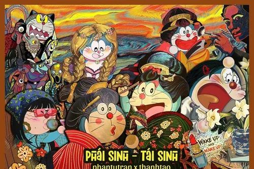 Cùng Doraemon bước vào thế giới trong tranh qua triển lãm Phái Sinh - Tái Sinh