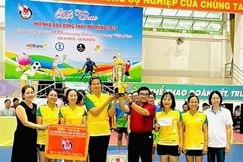 Sôi nổi Hội thao Hội Nhà báo Đồng Tháp mở rộng 2025