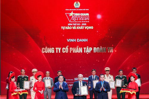 Tập đoàn TH nhận giải thưởng Vinh Quang Việt Nam 2025