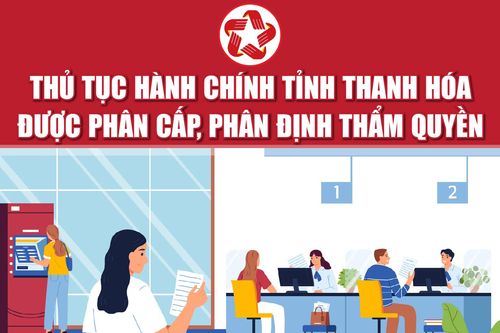 Thủ tục hành chính tỉnh Thanh Hóa được phân cấp, phân định thẩm quyền