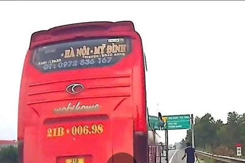 Đón khách trên cao tốc, tài xế xe khách đối mặt với mức phạt đến 12 triệu đồng