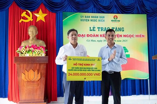 PVCFC chung tay cùng Cà Mau xây dựng nông thôn mới: Xóa nhà tạm, thắp sáng miền quê