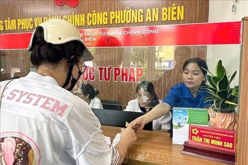 Thanh niên xung kích hỗ trợ người dân tiếp cận dịch vụ công hiện đại