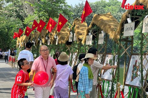 Toàn cảnh đất nước sau sáp nhập sống động qua những bức tranh da