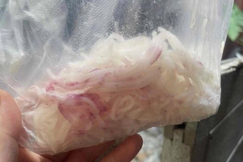 Tạm đình chỉ cơ sở sản xuất có lô bún đổi màu