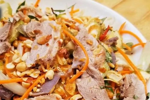 Gỏi vịt rau răm chuối xanh ngon khó cưỡng