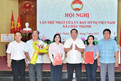 Thành lập Ủy ban Mặt trận Tổ quốc Việt Nam xã Châu Thành nhiệm kỳ 2024-2029