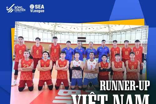 Bóng chuyền nam Việt Nam giành ngôi á quân chặng 2 SEA V-League 2025