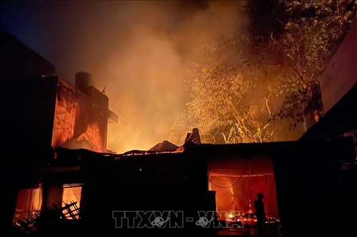 Cháy ở Thái Nguyên làm một người chết, một người bị thương