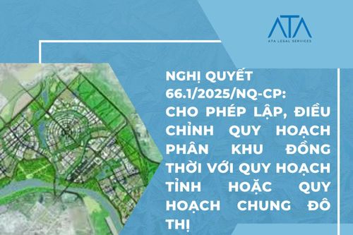 Nghị quyết 66.1/2025/NQCP: Lập, điều chỉnh quy hoạch phân khu cùng với quy hoạch chung tỉnh, đô thị