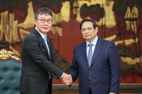 Thủ tướng tiếp lãnh đạo hai tập đoàn công nghệ - tài chính lớn của Hàn Quốc