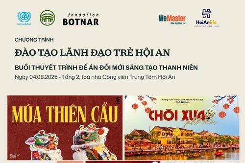 Bạn trẻ Hội An giới thiệu các giải pháp đổi mới sáng tạo trên nền di sản
