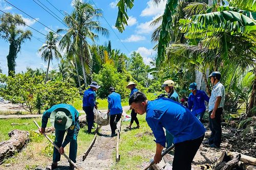 Ra quân cao điểm thực hiện công trình chào mừng Đại hội Đảng các cấp
