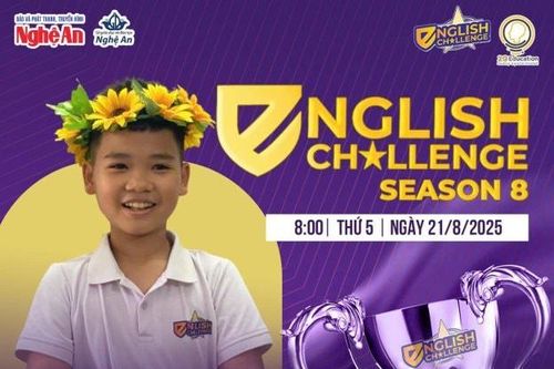 Chân dung thí sinh nhỏ tuổi nhất lọt vào cầu truyền hình Chung kết English Challenge mùa 8