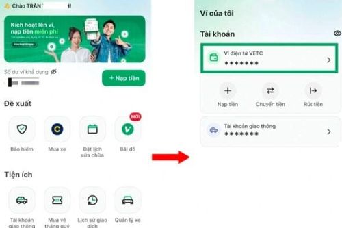 Cách chuyển sang tài khoản giao thông để ôtô qua trạm thu phí