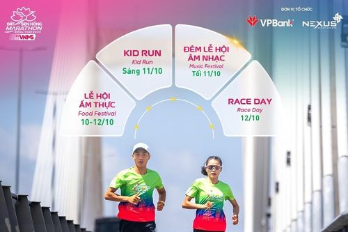 Nâng tầm du lịch Tây Nam Bộ với VPBank Đất Sen Hồng Music Marathon 2025