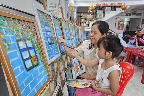 Trẻ học vẽ - cả nhà cùng vui