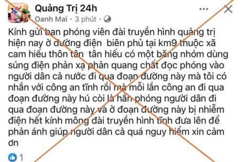 Người hoang tưởng gây hoang mang dư luận