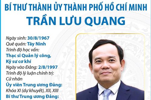 Bí thư Thành ủy Thành phố Hồ Chí Minh Trần Lưu Quang