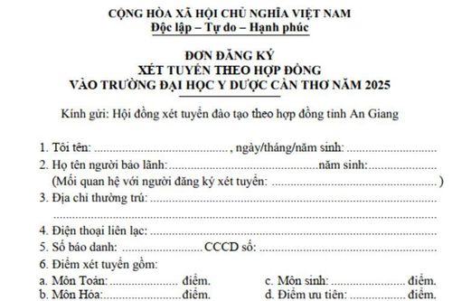 Sở Y tế tỉnh An Giang xét tuyển 73 chỉ tiêu đào tạo theo hợp đồng