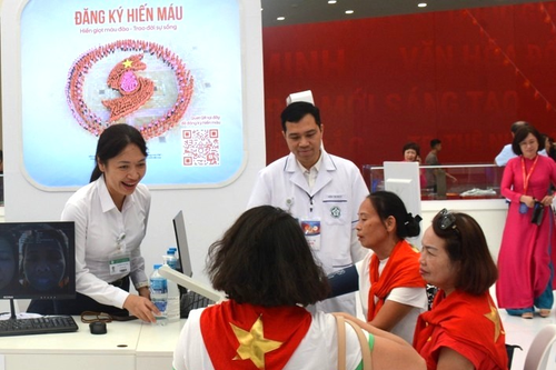 Trải nghiệm y tế thông minh, hiện đại tại không gian triển lãm của Bộ Y tế