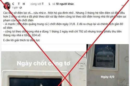 Công an làm việc với người đăng thông tin không chính xác về ngành điện lên mạng xã hội
