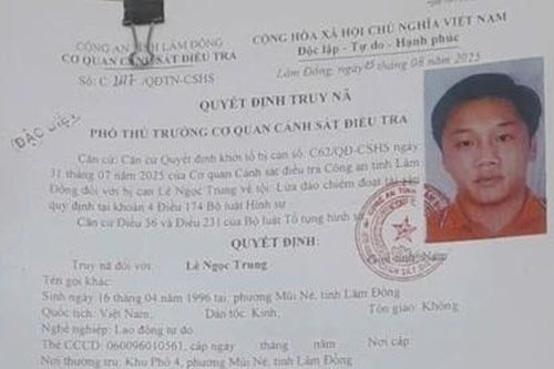 Truy nã đặc biệt đối tượng lừa đảo chiếm đoạt tài sản ở Lâm Đồng