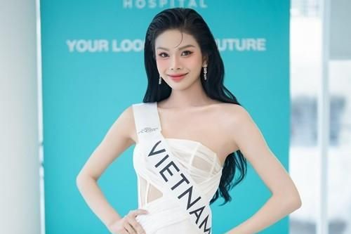 Hà Tâm Như đẹp mong manh, quyến rũ ở Miss International Queen 2025