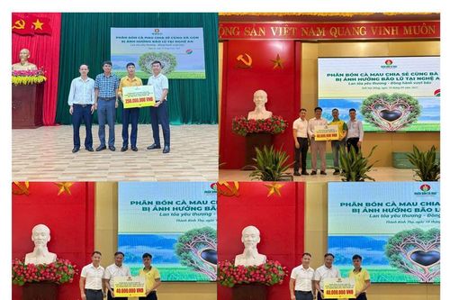 Lan tỏa yêu thương-PVCFC đồng hành cùng đồng bào Nghệ An sau thiên tai