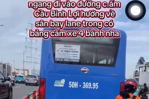 Chạy xe buýt vào đường cấm bị người dân quay clip, tài xế bị phạt