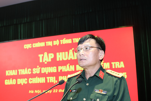 Tập huấn khai thác, sử dụng phần mềm kiểm tra công tác giáo dục chính trị, pháp luật năm 2025