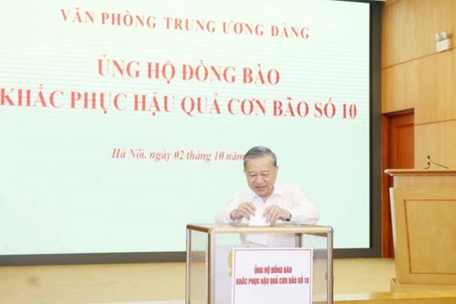 Chung tay cùng cả nước hỗ trợ đồng bào các tỉnh chịu ảnh hưởng bởi thiên tai
