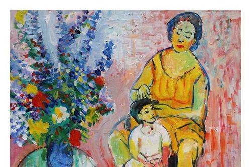 Họa sĩ Đỗ Sơn và những gam màu trẻ trung, phóng khoáng ở tuổi ngoài 80