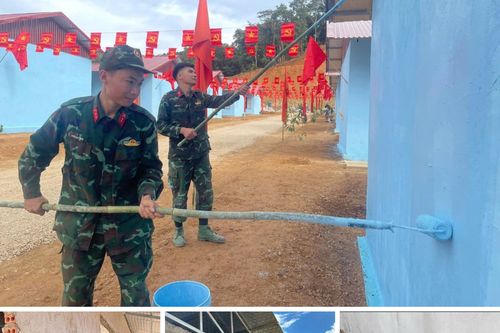 Những người 'lính thợ' trên vùng lũ