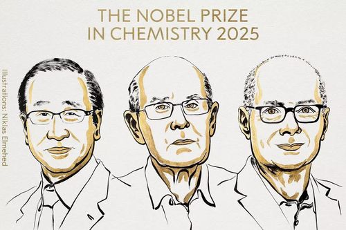 3 nhà khoa học giành Giải Nobel Hóa học 2025 nhờ phát triển vật liệu khung kim loại - hữu cơ