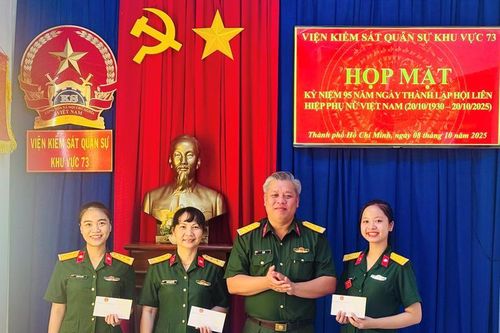 VKS Quân sự Khu vực 73 tổ chức họp mặt Ngày thành lập Hội Liên hiệp Phụ nữ Việt Nam
