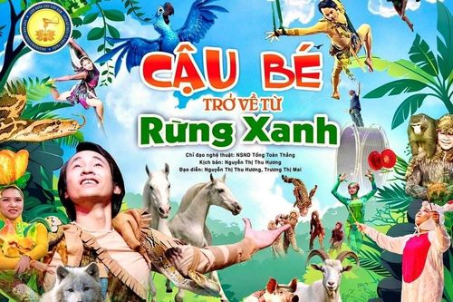 Biểu diễn xiếc gây quỹ ủng hộ đồng bào vùng ngập lụt