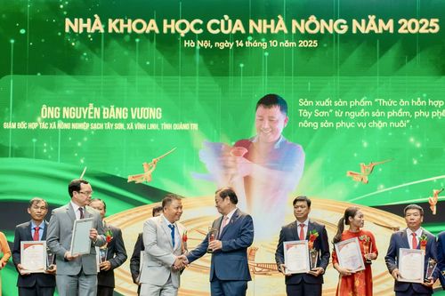 3 nông dân Quảng Trị được vinh danh tại chương trình 'Tự hào nông dân Việt Nam 2025'