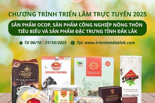 Triển lãm trực tuyến sản phẩm tỉnh Đắk Lắk năm 2025