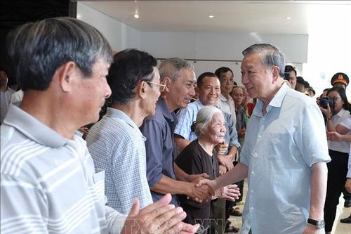 Tổng Bí thư Tô Lâm kiểm tra công tác khắc phục hậu quả bão lũ tại Thái Nguyên