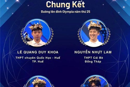 Đón chờ cuộc 'tranh tài' của 4 nam sinh tại chung kết Đường lên đỉnh Olympia 2025