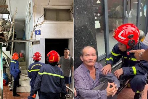 Người đàn ông 70 tuổi được Cảnh sát cứu thoát khỏi đám cháy
