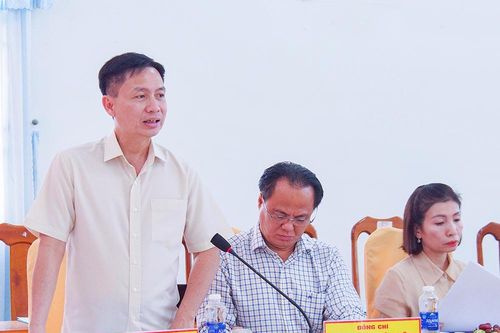 Tổ công tác 2034 của Ủy ban Kiểm tra Trung ương làm việc với xã Đất Mũi