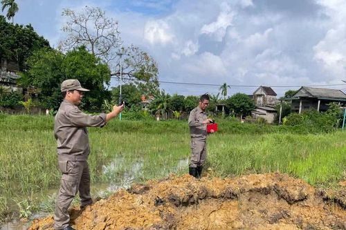 Xã Nam Cửa Việt: Còn nhiều đầu đạn pháo xung quanh khu vực xảy ra vụ nổ
