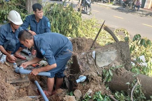Gia Lai: Thực hư thông tin Quy Nhơn ngừng cấp nước sau bão số 13