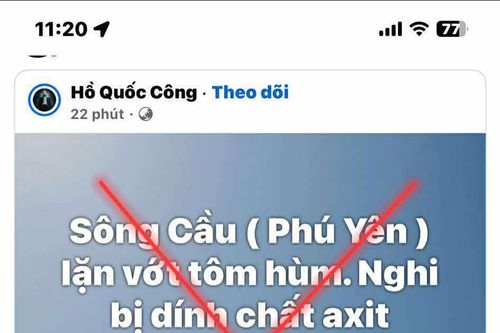 Bác tin đồn axit tràn ra biển ở Đắk Lắk làm chết nhiều thợ lặn